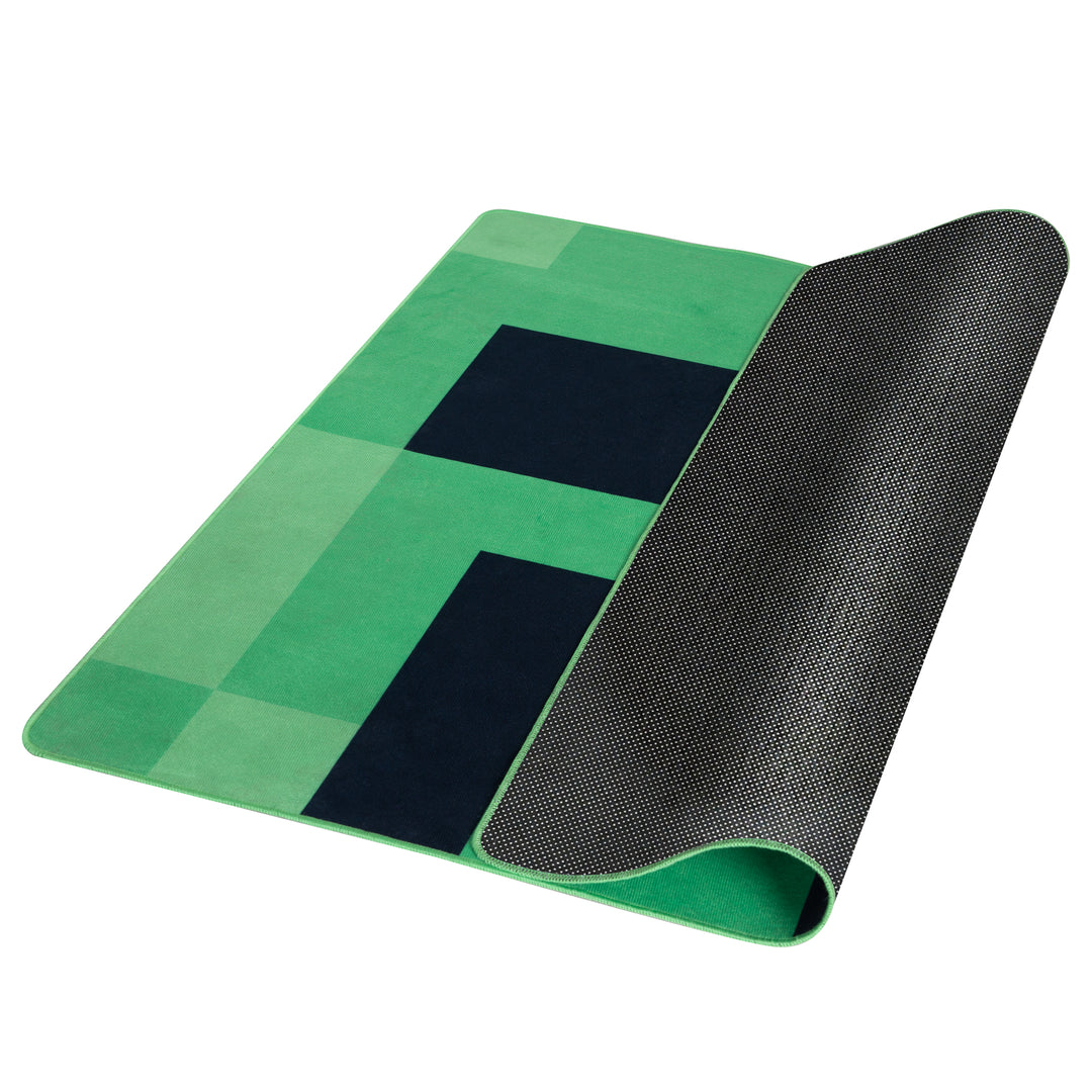Mc Rugs Minecraft Creeper Rug 120x120 Green » roba