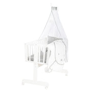 Complete cradle set 'miffy®', 40 x 90 cm, white, parking function, incl. equipment
