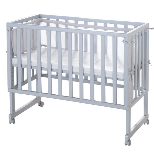 Stuben- & Beistellbett 'roba Style' 3 in 1 in taupe inkl. Matratze & Nestchen