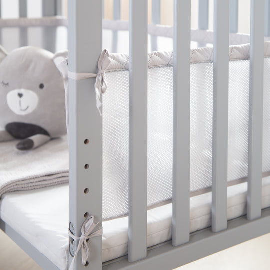 Stuben- & Beistellbett 'roba Style' 3 in 1 in taupe inkl. Matratze & Nestchen