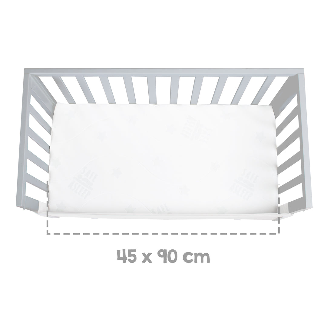 Stuben- & Beistellbett 'roba Style' 3 in 1 in taupe inkl. Matratze & Nestchen