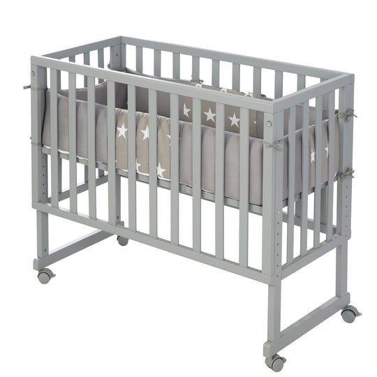 Culla co-sleeping 'safe asleep®' 2 in 1 con barriera 'Little Stars', inclusi materasso e nido