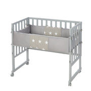 Cama lateral 'safe asleep®' 2 en 1 con barrera 'Little Stars', que incluye colchón y nido
