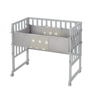 Lit cododo et berceau 'safe asleep®' 2 en 1 avec barrière 'Little Stars', matelas et nid inclus