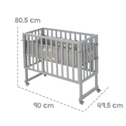 Cama lateral 'safe asleep®' 2 en 1 con barrera 'Little Stars', que incluye colchón y nido