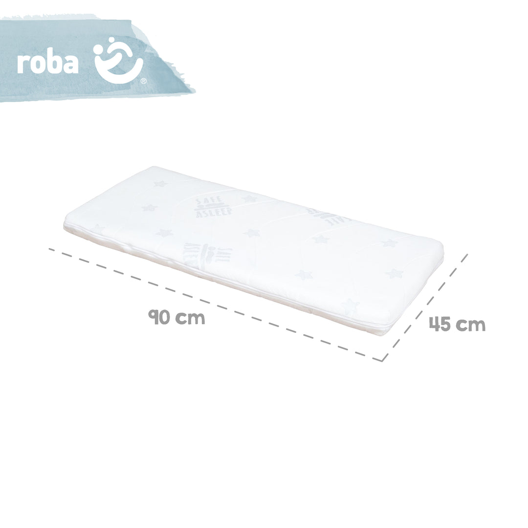 Culla co-sleeping 'safe asleep®' 2 in 1 con barriera 'Little Stars', inclusi materasso e nido