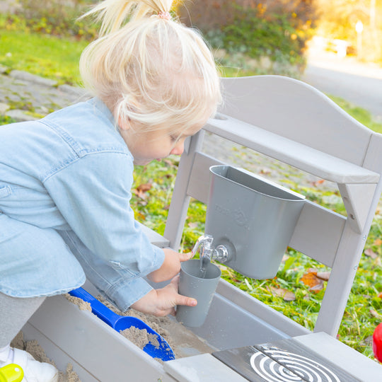 Contenitore per acqua per cucine giocattolo - Accessori per giochi da esterno - Grigio