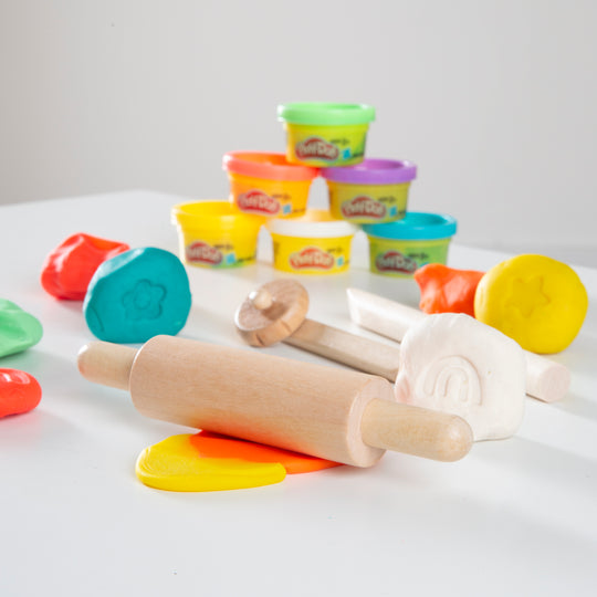 roba x Play-Doh play set - herramientas de madera, moldes y delantal