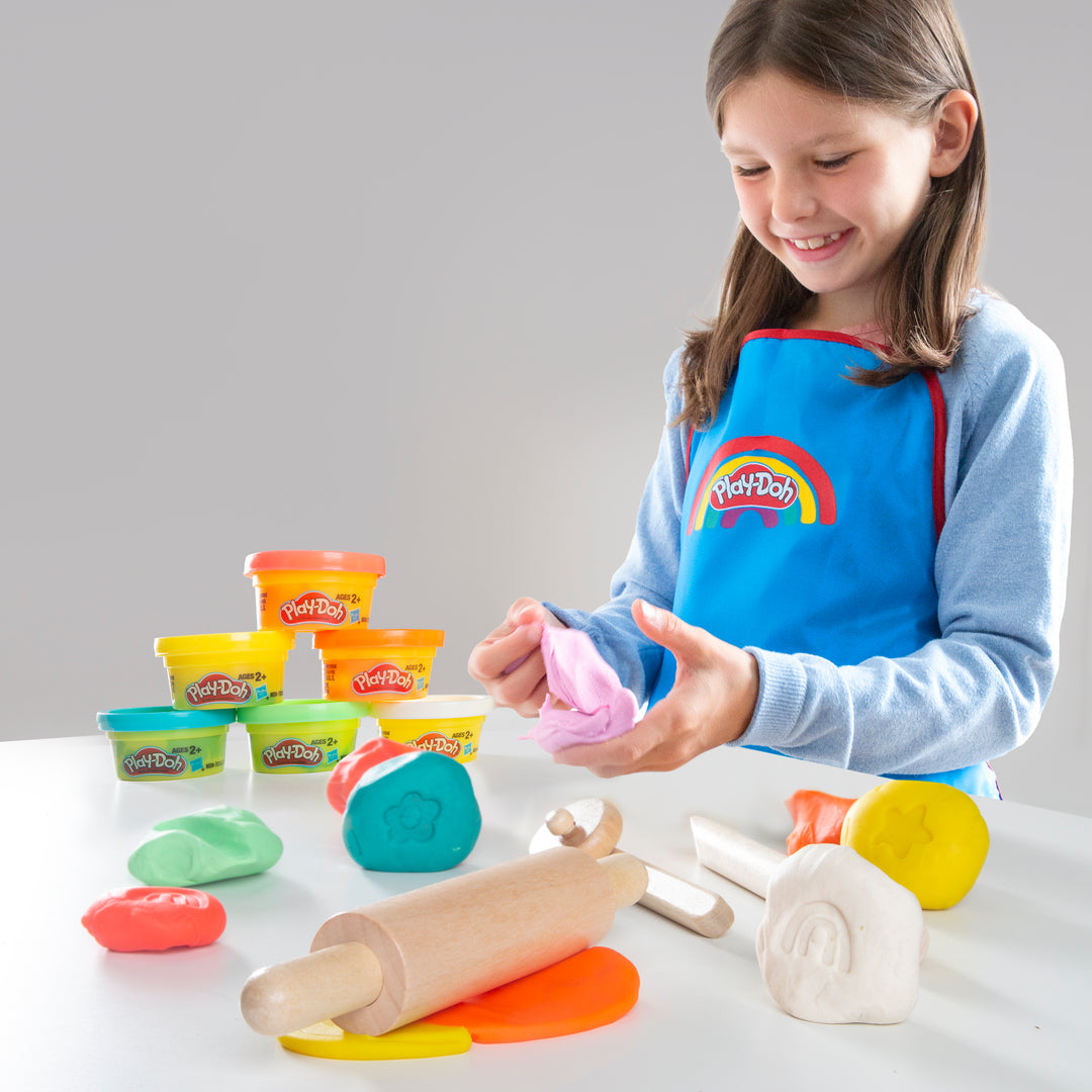 roba x Play-Doh play set - herramientas de madera, moldes y delantal