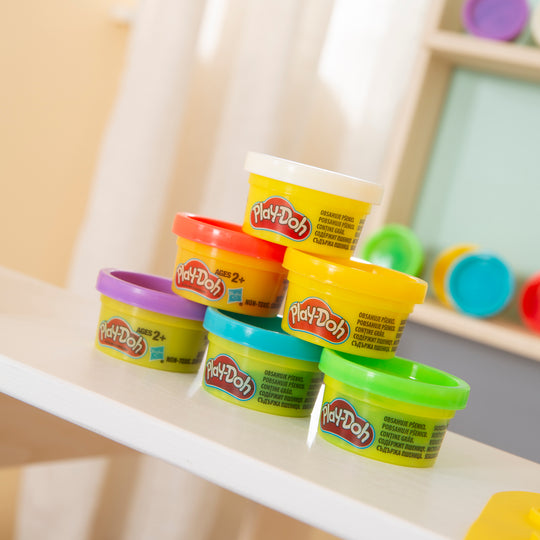 roba x Play-Doh Set - 3D Creative Mat with 12 Modelling Tins & Wooden Tools