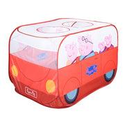 Tenda da gioco Pop-Up 'Peppa Pig' - Tenda a forma di auto con funzione di piegatura automatica