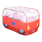 Tente de jeu Pop-Up 'Peppa Pig' - Tente en forme de voiture avec fonction de pliage automatique