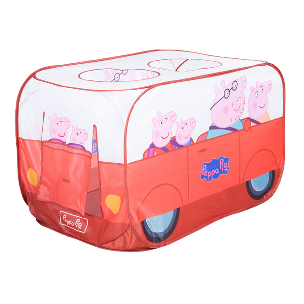Pop-Up Play Tent 'Peppa Pig' - Car-shaped Tent with Automatic Folding Function