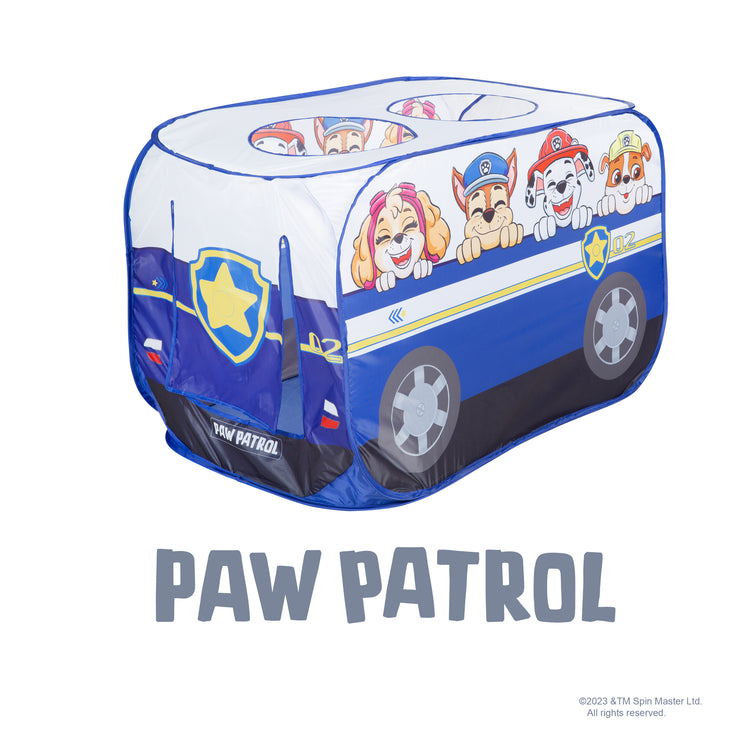 Tienda de juego emergente 'Paw Patrol' - Tienda en forma de coche con función de plegado automático