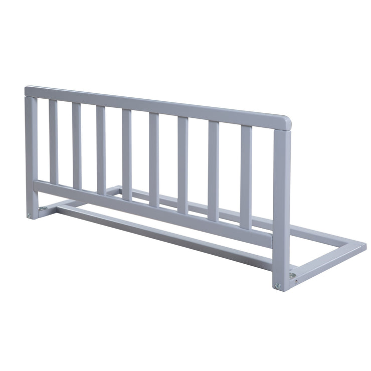 Calandre de protection de lit 90 cm - calandre de protection sûre en bois - taupe peint