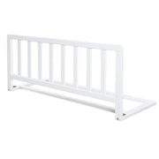 Barrière de lit 90 cm - Barrière de protection en bois sécurisée - Blanc