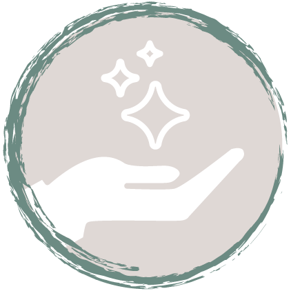 Button für Merkmale-Wickelmöbel - Stilvolles Design - Grün / Beige