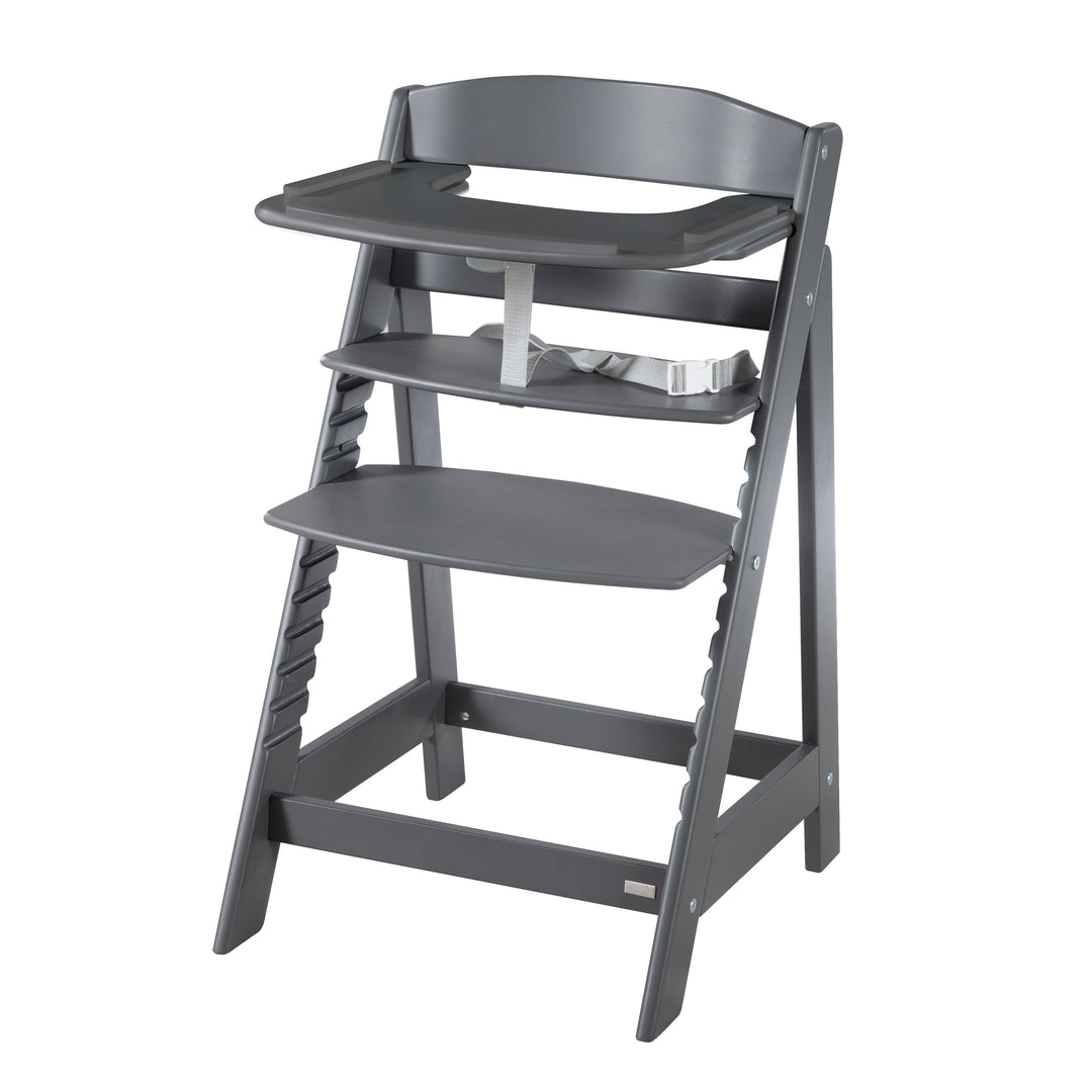 Vassoio per 'Sit Up Flex' - Compatibile con sistema di imbracatura e imbottiture - Legno antracite