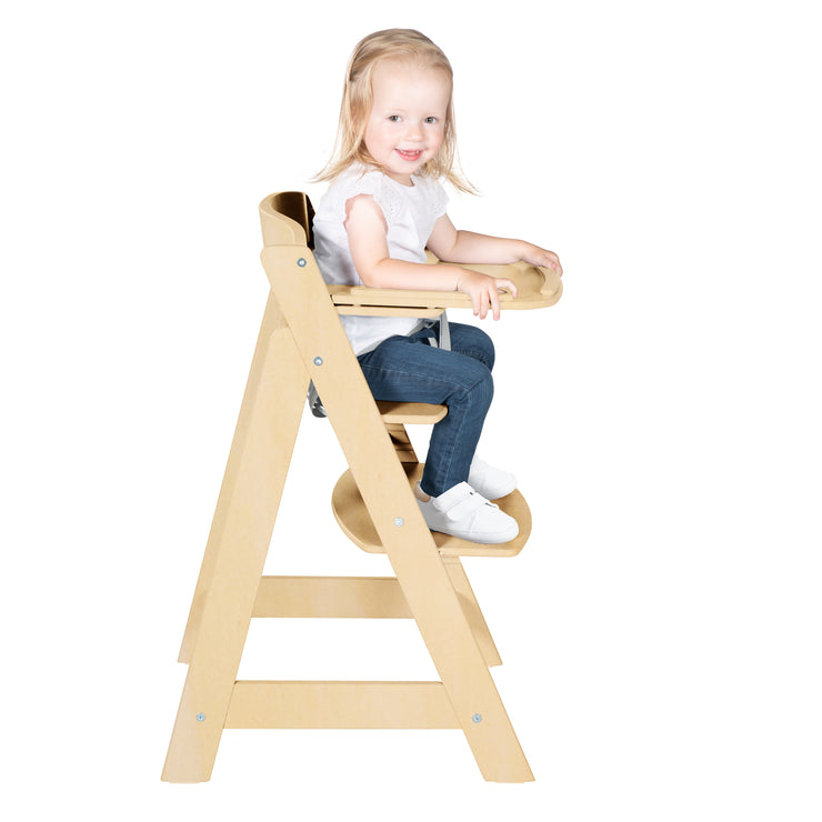 Plateau pour "Sit Up Flex" - Compatible avec le système de harnais - Bois naturel