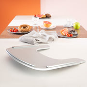 Bandeja de comedor para 'Sit Up Flex' - Compatible con sistema de arnés - Topo madera