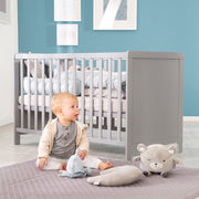 BABY & Side LEDE 2IN1 'Amburgo' 60x120 cm, taupe, regolabile, inclusi 5 germogli di slittamento