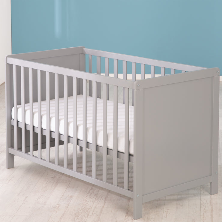 BABY & Side LEDE 2IN1 'Amburgo' 60x120 cm, taupe, regolabile, inclusi 5 germogli di slittamento