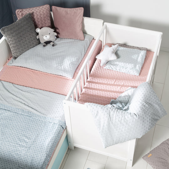 Cameretta per bambini 'roba Style' incl. Fasciatoio e letto laterale, con rete a doghe, 60 x 120 cm, bianco