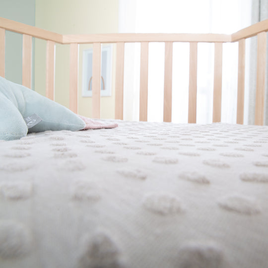 Parc hexagonal 'Lil Planet' gris - Hêtre massif - Hauteur réglable - Naturel