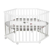 Correr 'Adam & Owl' de 6 esquinas, incluyendo inserto protector, madera blanca