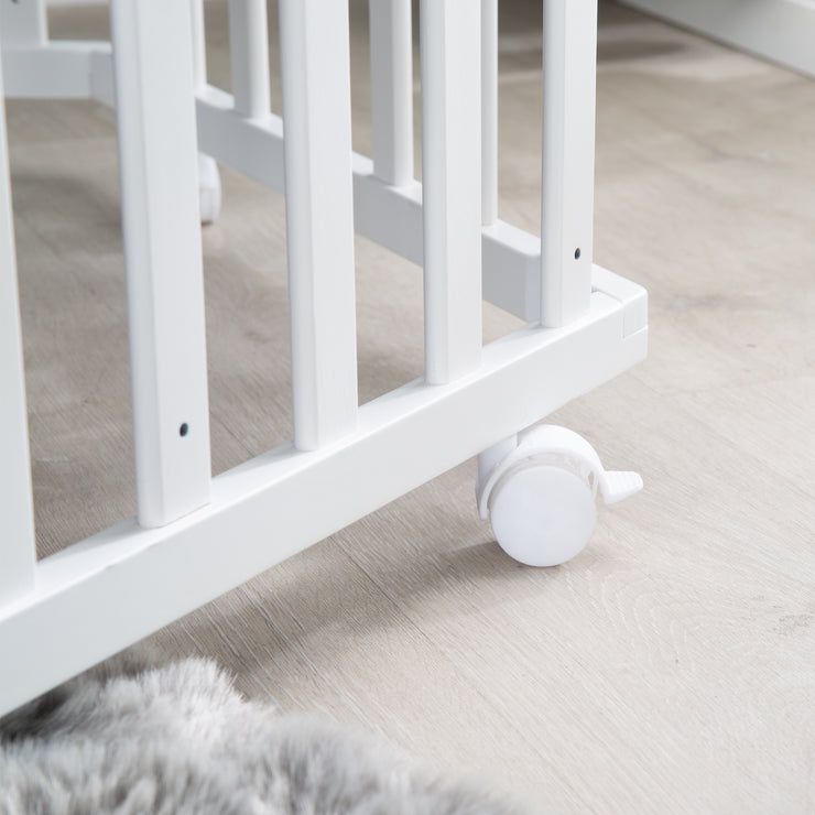 Correr 'Adam & Owl' de 6 esquinas, incluyendo inserto protector, madera blanca