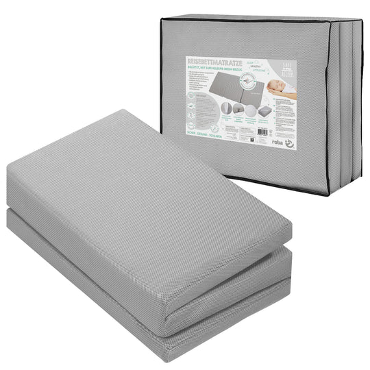 Colchón para cuna de viaje 'safe asleep®', 60 x 120 x 5,5 cm, espuma ventilada para un clima óptimo