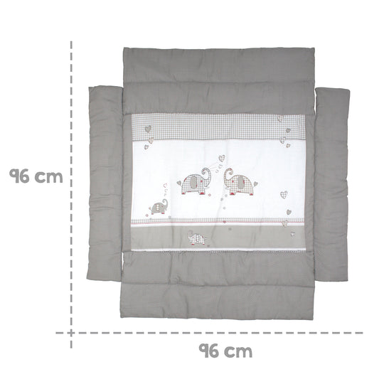 Tapis de parc universel 'Jumbotwins', pour parc 75 x 100 á 100 x 100 cm