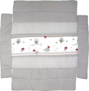 Universal drillage insert 'Adam & owl', 75 x 100 to 100 x 100 cm for all playpen