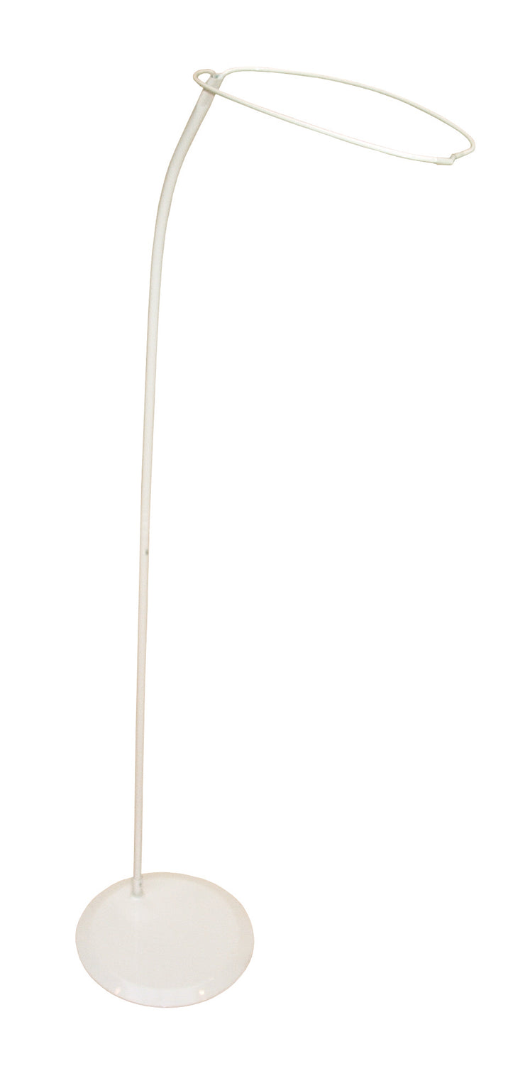 Stand palo per baldacchino, supporto universale per baldacchino autoportante, bianco, tondo per baldacchino di circa 150cm