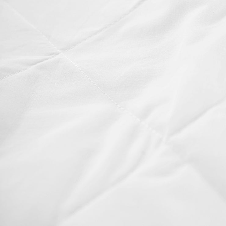 Laufgittermatratze, 6-eckig, Laufstall-Matratze weiß, gesteppt, LxBxH 112 x 97 x 4 cm