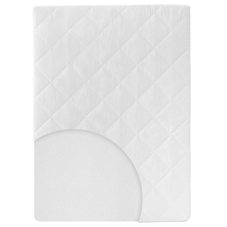 Matelas de passagers pour la lecture 75 x 100 cm, matelas play blanc, matelassé