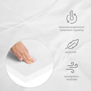 Matelas de passagers pour la lecture 75 x 100 cm, matelas play blanc, matelassé