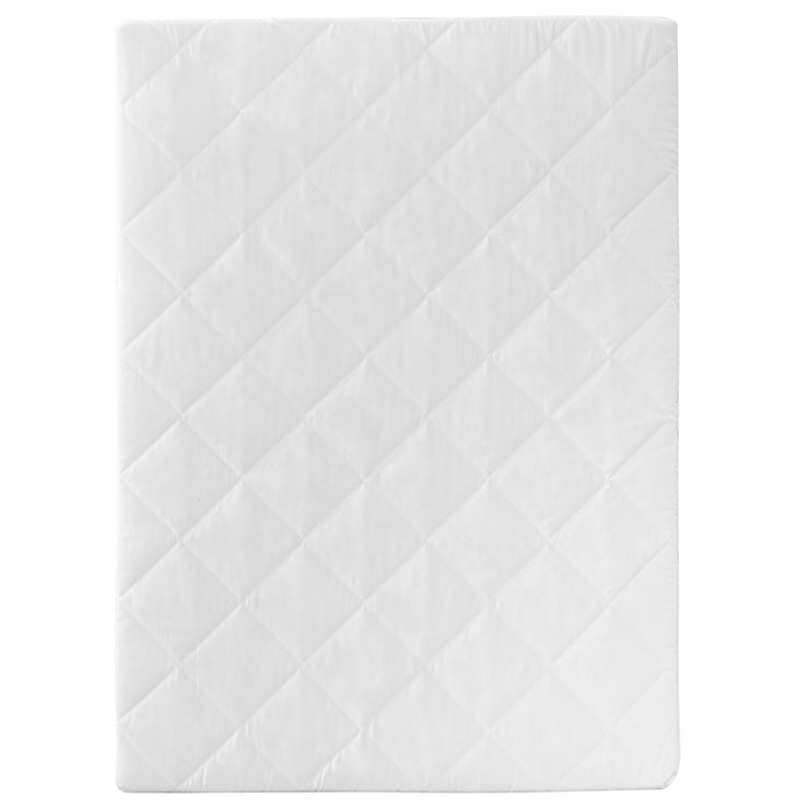 Playpen mattress, for playpen 75 x 100 cm, mattress white, quilted