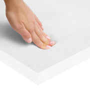 Matelas de passagers pour la lecture 75 x 100 cm, matelas play blanc, matelassé