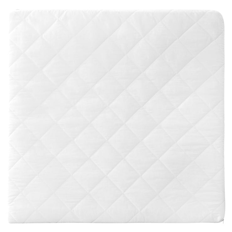 Matelas pour parc bébé, pour les modèles 100 x 100 cm, matelas blanc, piqué