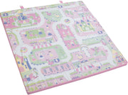 Materasso da gioco "Prinzessin" 60x120cm, pieghevole er giocare e gattonare 120x120cm