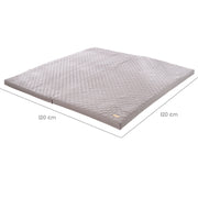 Jouez et rampant matelas «style roba» 60 x 120 cm, pliable à 120 x 120 cm