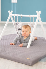 Play & crawl mattress 'roba Style' 60 x 120 cm, foldable to 120 x 120 cm