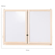 Painting & writing board, folding board, magnetic white, lined chalk board, blackboard lacquer