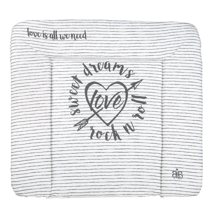 Wrap pad 'Rock Star Baby 3', 85 x 75 cm, soft wrap pad, PU coated