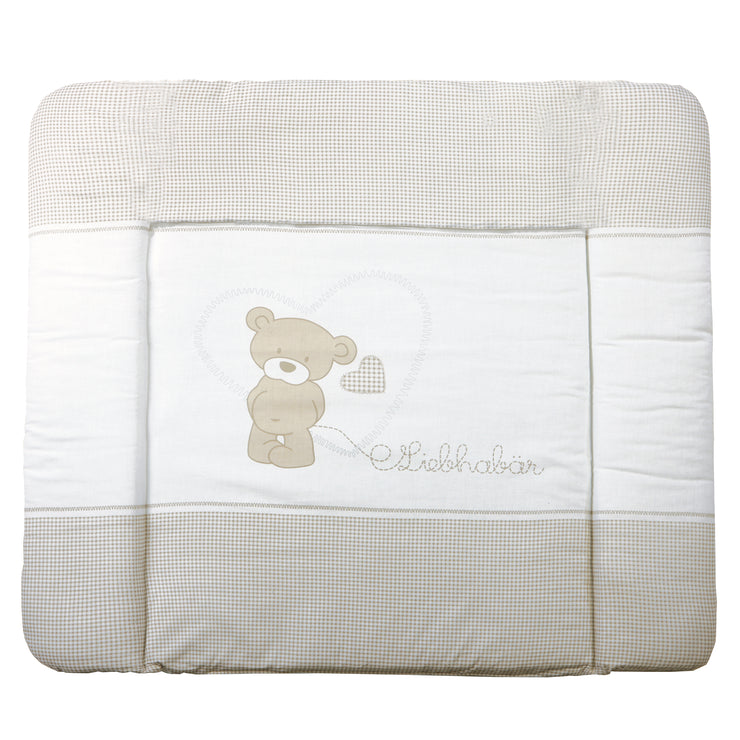 Changing mat 'Liebhabear', 85 x 75 cm, soft wrappad, PU coated