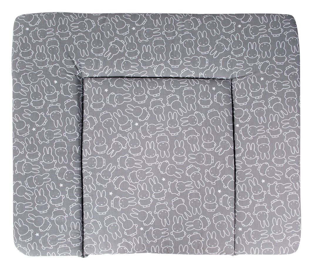 Materassino fasciatoio 'miffy®', 85 x 75 cm, fasciatoio morbido, rivestito in PU, lavabile