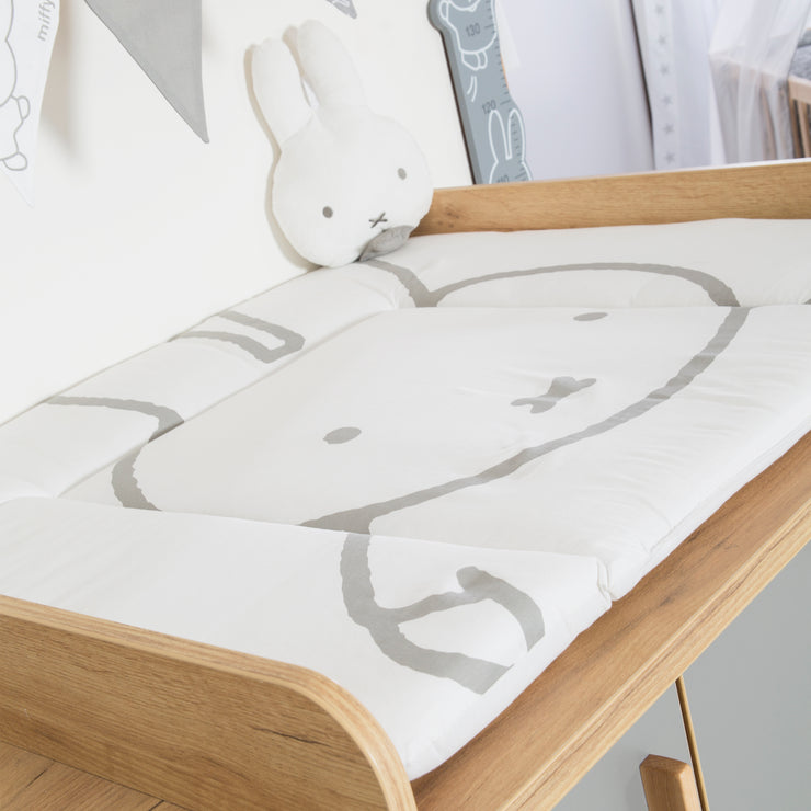 Matelas à langer "miffy®", 85 x 75 cm, matelas doux, revêtu de PU, nettoyable