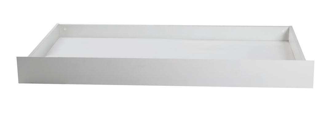 Box letto universale, in legno, con ruote, bianco, si inserisce sotto il lettino e i lettini combi