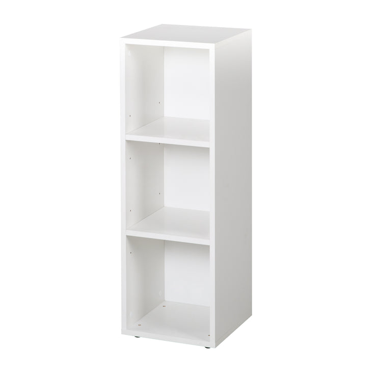 Side shelf white, 2 shelves, shelf for baby & children's room, HXWxD 88 x 27 x 32 cm